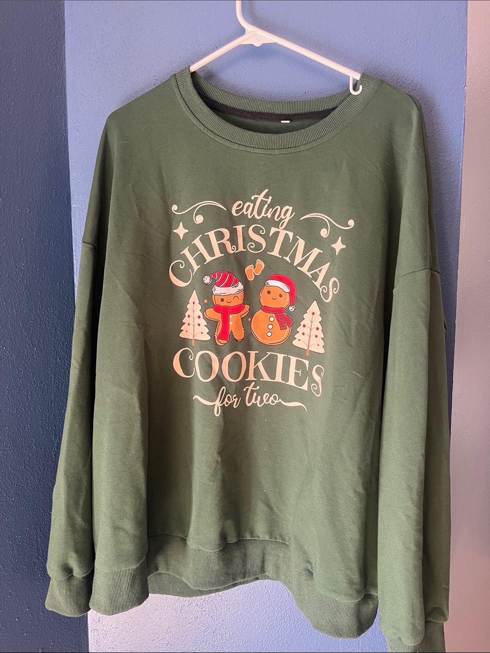 Christmas Cookies Graphic Sweatshirt - Green